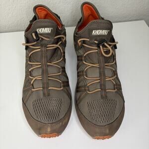 Khombu Barbuda Water Shoes Men’s Size 13 Brown Orange Trail Hiking Outdoor